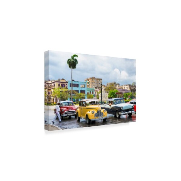 Philippe Hugonnard 'Taxi Cars Of Havana' Canvas Art,30x47